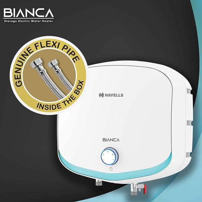 Havells Bianca 25-Litre Vertical Storage Water Heater (Geyser) White 5 Star