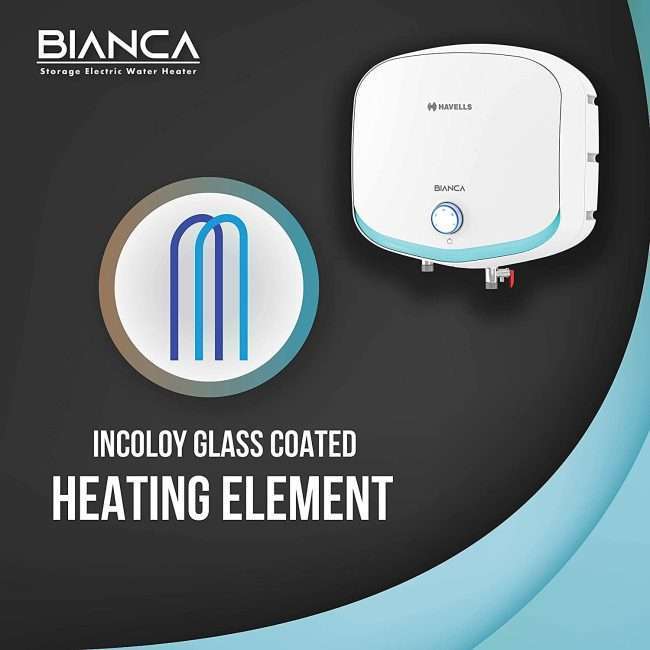 Havells Bianca 25-Litre Vertical Storage Water Heater (Geyser) White 5 Star