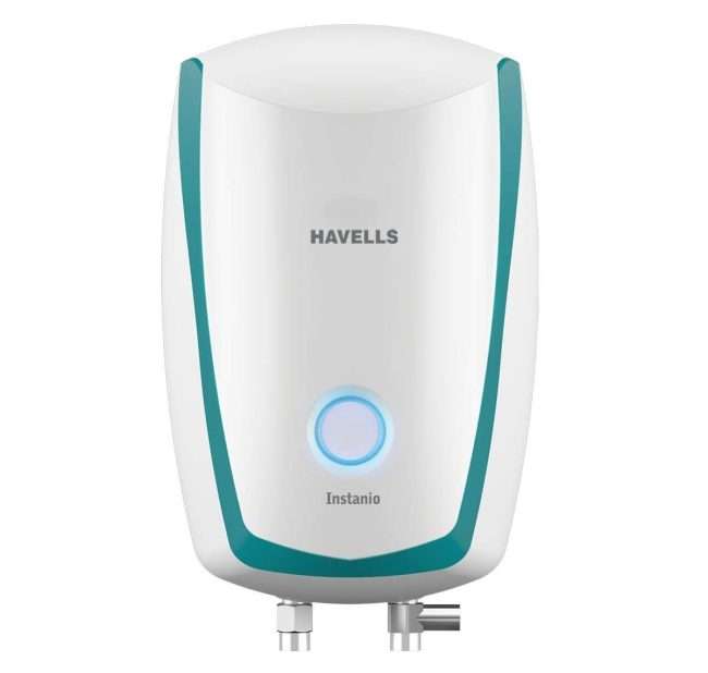 Havells Instanio 3-Litre Instant Geyser (White/Blue), Wall Mount