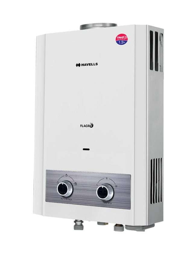 Havells Flagro 6 Litre Instant Lpg Water Heater (White), Wall Mounting