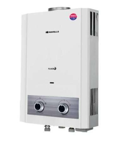 Havells Flagro 6 Litre Instant Lpg Water Heater (White), Wall Mounting