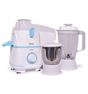 Havells Rigo Mixer Grinder with 2 Jar, White, Blue