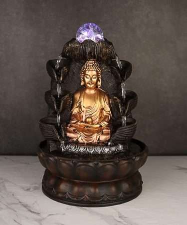 buddha Statue Big Size for / living room / Guest room / Office Temple / Puja room / buddha ji murti (Size :: 10.5 x 9 Inches)