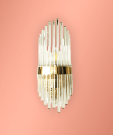 crystal wall sconce